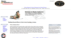 Desktop Screenshot of masterhydronics.com